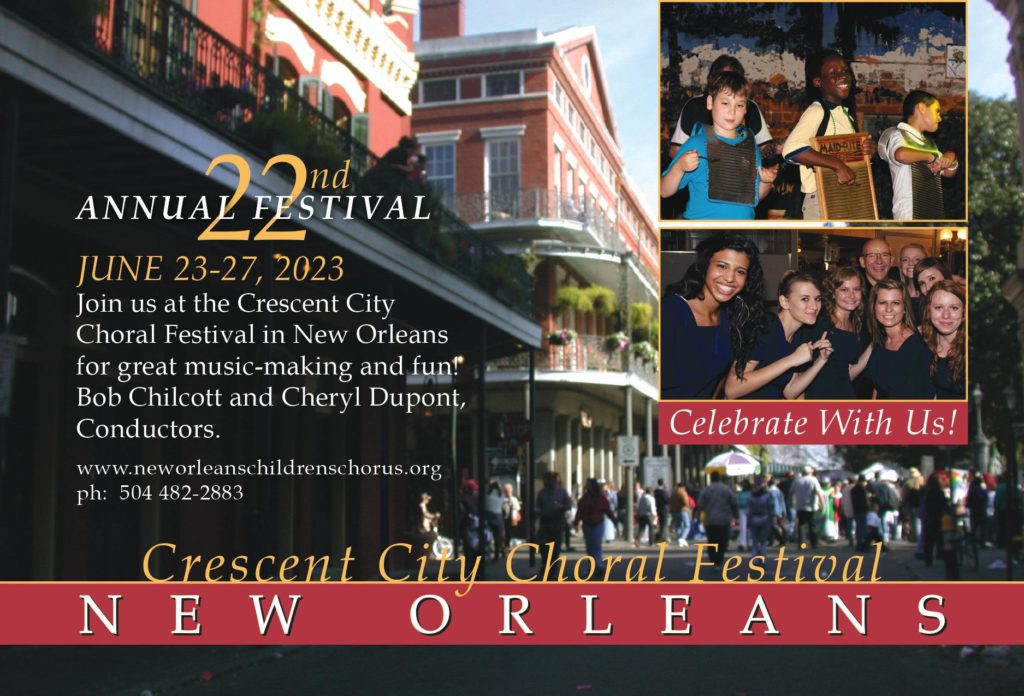 Crescent City Choral Festival - New Orleans Children's Chorus